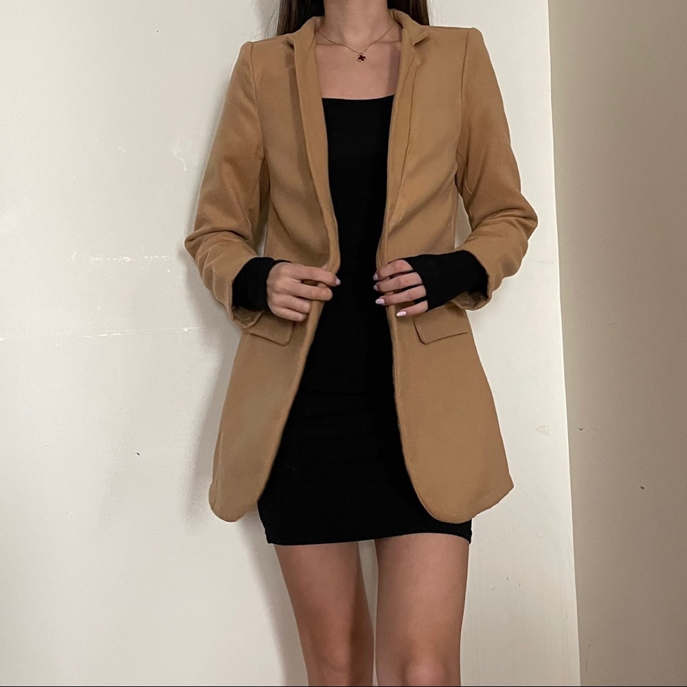SHEIN Blazer in Tan, size S